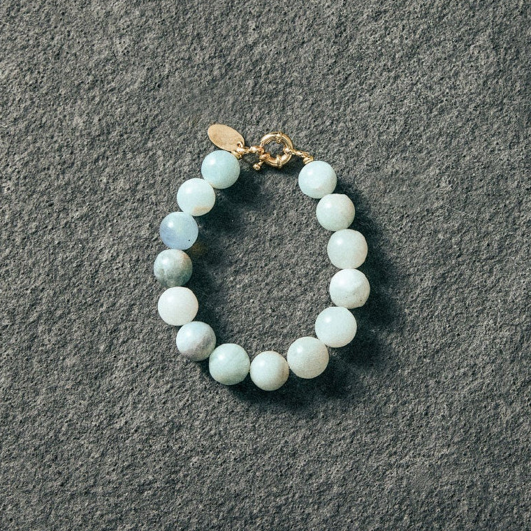 Aquamarine Bracelet 12mm