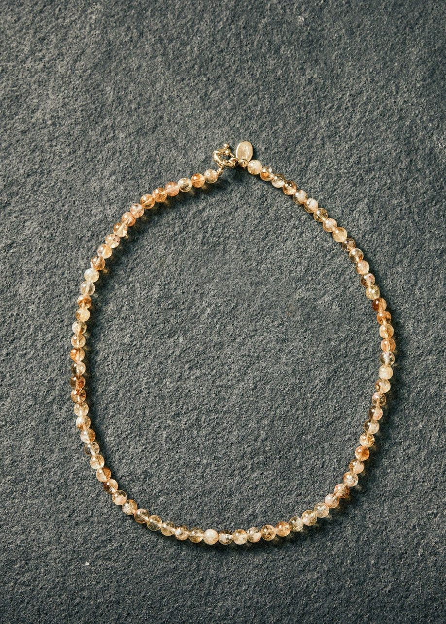 Citrine Necklace 6mm