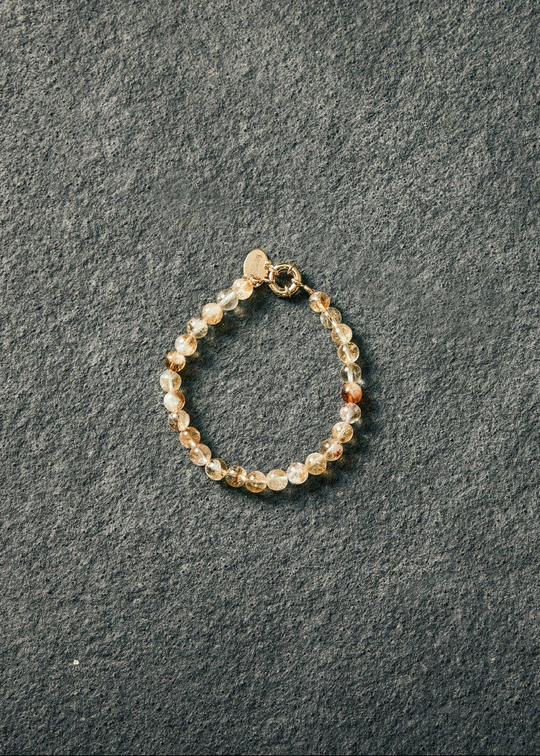 Citrine bracelet 6mm