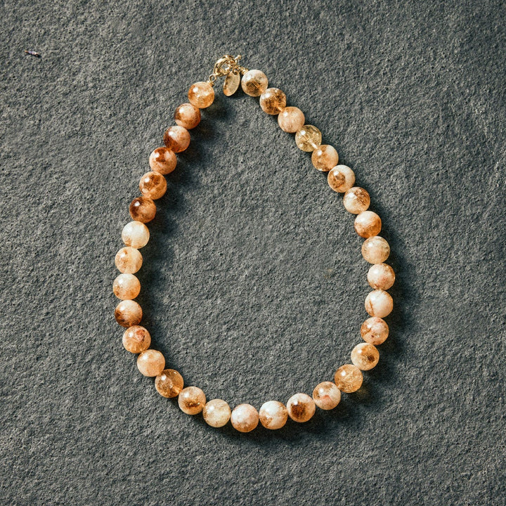 Citrine Necklace 12mm
