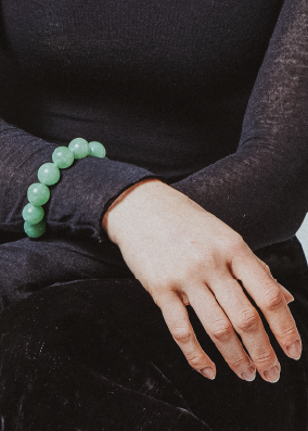Green aventurine bracelet 16mm