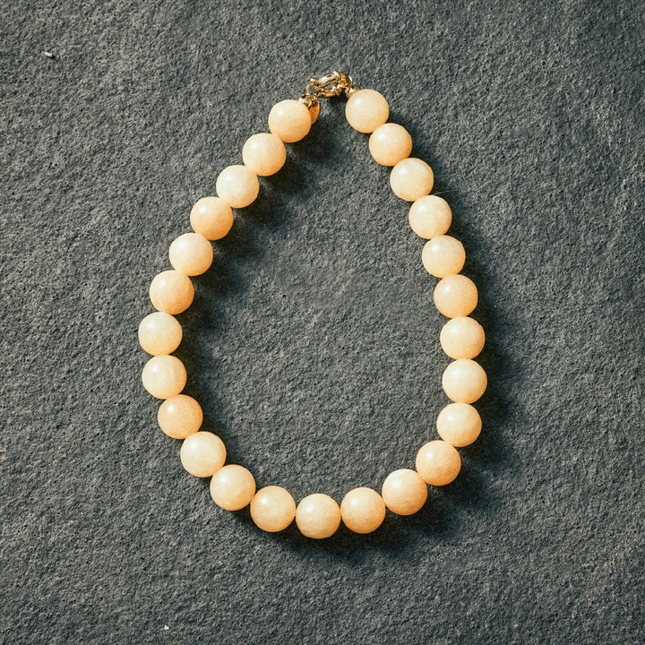 Honey Jade Necklace 16mm