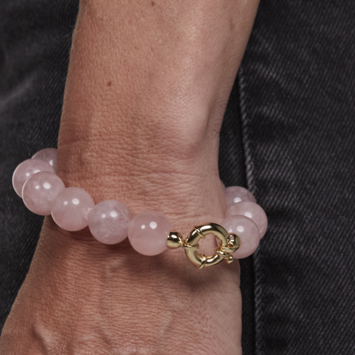 Rose Quartz Bracelet 14mm