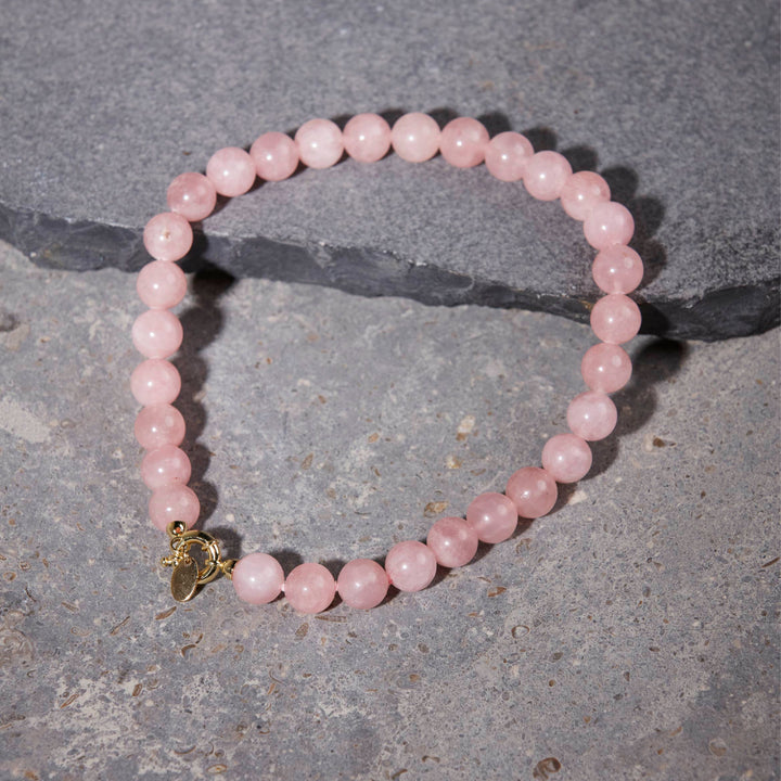 Rose Quartz Necklace 14mm