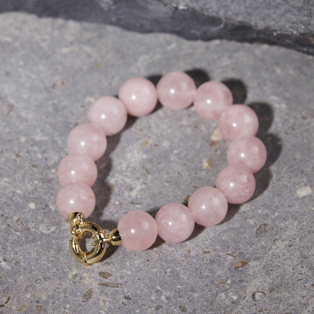 Rose Quartz Bracelet 14mm