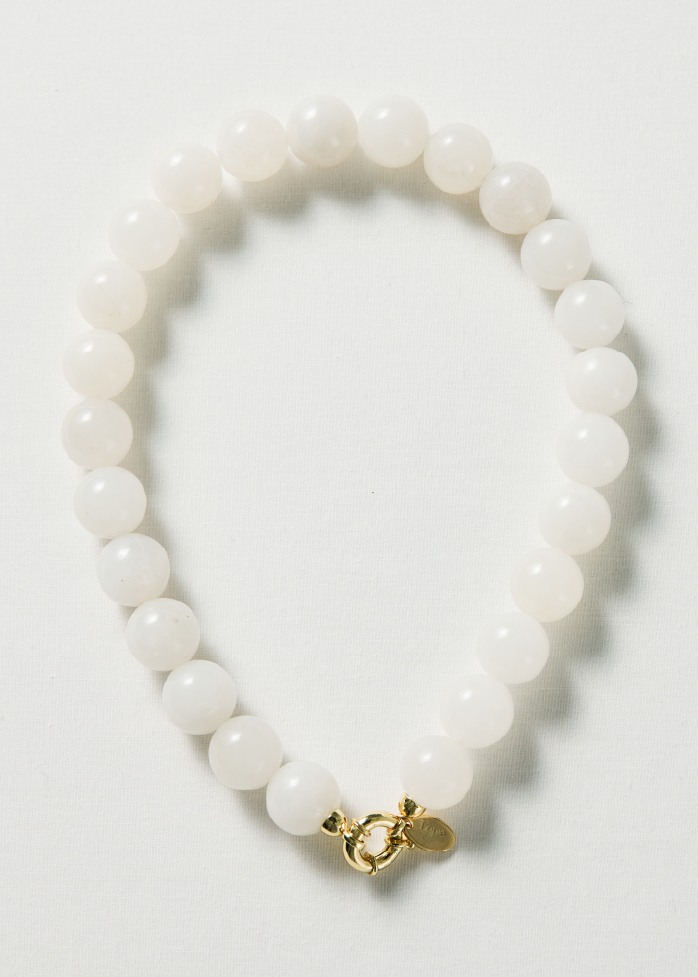 White jade necklace 16mm
